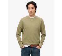 Superdry Classic Essential Crew Sweat Top- Light Khaki, Light Khaki, Size Xl, Men Light Khaki