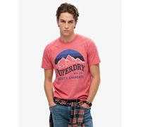 Superdry reat Outdoors Relaxed Short Sleeve T-shirt Pink 2XL Man