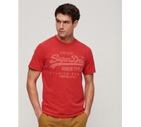 Superdry Classic Vintage Logo Heritage Short Sleeve T-shirt Red S Men
