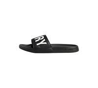 Superdry Men's Code CORE Pool Slide Sandal, Black/Optic, Small UK