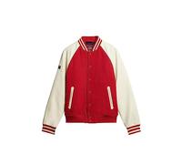 Superdry Men's College Bomber Jacket, Varsity Red, XXL