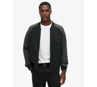 Superdry Mens College Graphic Jersey Bomber Jacket