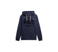 Vintage Logo Relaxed Pullover Hoodie Lauren Navy L