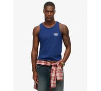 Superdry Contrast Script Sleeveless T-shirt Blue 2XL Men
