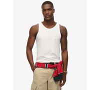 Superdry Contrast Script Sleeveless T-shirt White 2XL Men