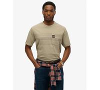 Superdry Mens Contrast Stripe Pocket T-Shirt