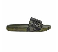 Superdry Core Camo Pool Sliders- Khaki, Khaki, Size 8-9, Men Khaki