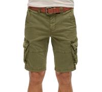 Cotton Cargo Shorts Khaki Green