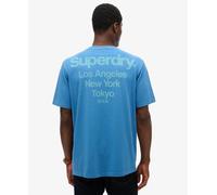 Superdry Core Logo City Short Sleeve T-shirt Blue M Men