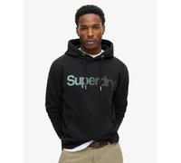 Superdry Mens Core Logo Fade Loose Hoodie