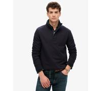 Superdry Classics Henley Half Zip Sweatshirt Blue 2XL Men
