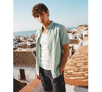 Superdry Mens Cotton Linen Short Sleeve Shirt