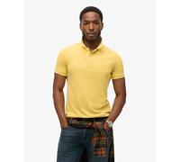 Superdry Vint Destroy Short Sleeve Polo Yellow S Men