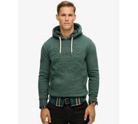Superdry Mens Embossed Logo Graphic Hoodie