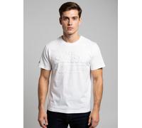 Superdry Mens Embossed Logo Graphic T-Shirt Relaxed Vintage LOGO White Size L te