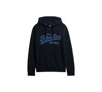Superdry Men's Embroidered Vl Hoodie Sweatshirt, Eclipse Navy Blue, S