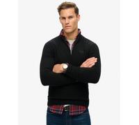 Superdry Mens Essential Embroidered Knitted Half Zip Jumper