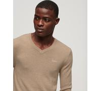 Superdry Mens Essential Embroidered V-Neck Knit Jumper