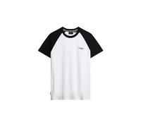 Superdry Essential Logo Baseball Short Sleeve T-shirt White 2XL Men