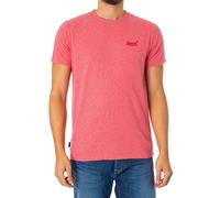 Superdry Classic T Shirt Melange Pink size L