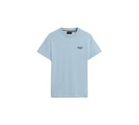 Vintage Logo Cotton T-Shirt with Crew Neck sky blue