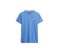 Superdry Men's Essential Logo Emb Tee T-Shirt, Monaco Blue, M
