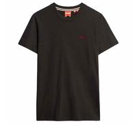 Superdry Men's Essential Logo Emb Tee Undershirt, Black Colour, L