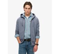 Superdry Mens Essential Logo Half Brushed Zip Hoodie
