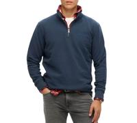 Superdry Mens Essential Logo Half Zip Sweatshirt Lauren Navy