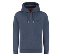 Superdry Mens Essential Logo Hoodie Heritage Navy Marl