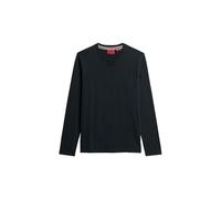Superdry Men's Essential Logo Long Sleeve Top, Dark Navy, XXL