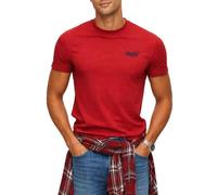 Superdry Mens Essential Logo T-Shirt Expedition Red (UK, Alpha, L, Regular, Regular, Expedition Red)
