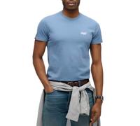 Superdry Mens Essential Logo T-Shirt Moonlight Blue (UK, Alpha, M, Regular, Regular, Moonlight Blue)