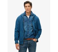 Superdry Mens Essential Logo Washed Zip Hoodie