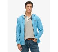 Superdry Mens Essential Logo Washed Zip Hoodie