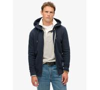 Superdry Essential Logo Full Zip Sweatshirt Blue S Men