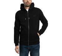 Superdry Men's Essential Logo Zip Hoodie, Black