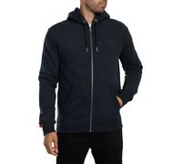 Superdry Unisex Essential Logo Zip Hoodie Hb Sweatshirt, Eclipse Navy, L
