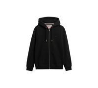 Superdry Men's Essential Logo Zip Hoodie Hb Sweater, Black, L