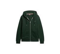 Superdry Men's Essential Logo Zip Hoodie Sweatshirt, Forest Green, XL