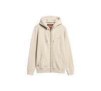 Superdry Men's Essential Logo Zip Hoodie Sweatshirt, Light Stone Beige, XXL