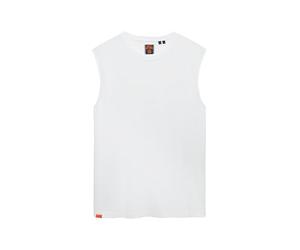 Superdry Men's Essential Organic Cotton Logo Tank Top, Optic, XXL