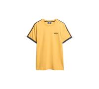 Superdry Essential Logo Retro Striped T-Shirt, Winter Gold