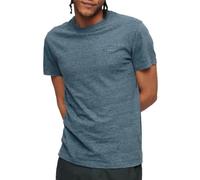 Superdry Men's Essential Vintage Logo Embroidered T-Shirt Alaskan Blue