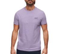 Superdry Men's Essential Vintage Logo Embroidered T-Shirt Purple Iris