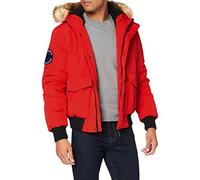 Superdry Men's Everest Bomber Parka, High Risk Red, L