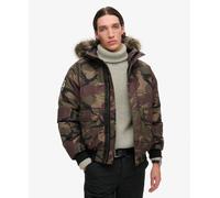 Superdry Mens Everest Faux Fur Bomber Jacket