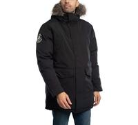 Superdry Men's Everest Faux Fur Parka Jacket, Black