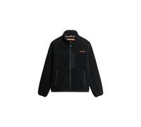 Superdry Mens Fleece Trekker Jacket, Black, 3XL