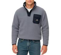 Superdry Mens Fuji Fleece Half Zip Washed Denim Blue (UK, Alpha, 3XL, Regular, Regular)